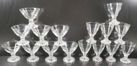 16 Anchor Hocking Berwick Boopie Clear Champagne LIquor Cocktail Set Vintage Lot - £71.39 GBP