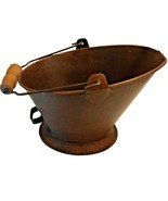 Small 8&quot; Copper Colored Coal Bucket Home Decor - £10.72 GBP