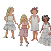 Butterick Sewing Pattern 6656 Girls Top Camisole Slip Petticoat Size 2-5 - £7.16 GBP