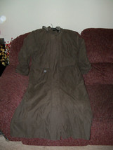 FS Ltd. Rainwear Brown Raincoat W/Detachable Hood Size Large Women&#39;s  NWOT - £40.43 GBP