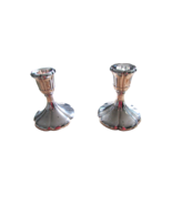 Gorham Silverplate Pair of Taper Candlestick Holders Italy 5&quot;H - $462.61 MXN