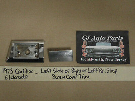 Oem 1973 Cadillac Eldorado Seat Door Panel Left Pull Strap Screw Cover Trim 73 - £46.51 GBP