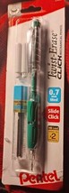 Pentel Twist-Erase Slide Click Automatic Pencil .7mm Green No. 23426 HB Lead=#2 - $11.39