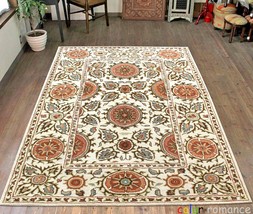 Ballard Suzani 5&#39;x8&#39; ft Persian Style Handmade Tufted 100% Woolen Area Rugs - £157.48 GBP