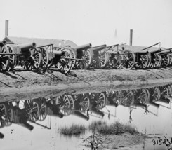 Captured Confederate siege guns at Rocketts Landing New 8x10 US Civil War Photo - $8.81