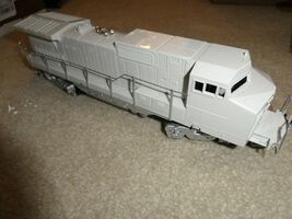 MTH O Scale Sample Undecorated Sample Dash Diesel Locomotive 13 1/2" Lon... - $123.75