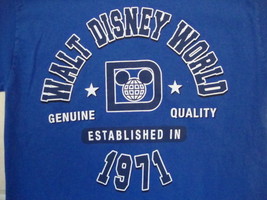 Walt Disney World Disney Establishment In 1971 Souvenir Blue T Shirt Size S - $15.83