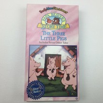VHS FHE Papa Beaver&#39;s Story Time Three Little Pigs Seven Other Tales Tap... - £11.95 GBP