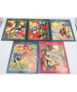 Five (5) Vintage 1992 Rain Forest Paul Gasoir Graphic Folders 12&quot; x 9.5&quot; - $18.49