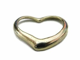 Heart #1 14k Yellow Gold Charm pendant - £346.06 GBP