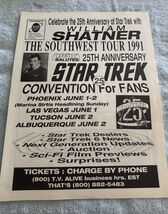 Star Trek Creation Entertainment Conv Flyer William Shatner Southwest To... - $10.64