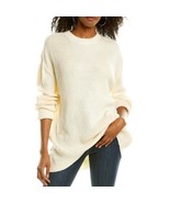 WeWoreWhat Oversized Crewneck Chunky Sweater Jumper Cream L/XL - $54.70 CAD
