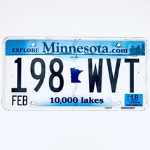 2018 United States Minnesota Explore Passenger License Plate 198 WVT - £13.19 GBP