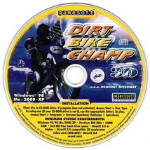 Dirt Bike Champ 3D (PC-CD, 2003) For Windows - New Cd In Sleeve - £3.91 GBP