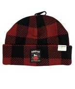 Peanuts Snoopy Beanie Hat Let It Snow LL Bean Red Buffalo Plaid New With... - $45.73 CAD