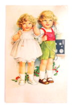 Trenton Cracker Co. OTC Color Litho Trade Advertising Post Card Children... - $73.02 MXN