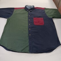 Nautica RN#67835 Men's XL Multicolor Long Sleeve Button-Down Shirt Collar Shirt image 12