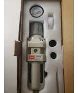 Aw3000-03 with Gauge Manual Drainage Compressor Pneumatic Regulator Filter - $25.84