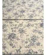 Laura Ashley Walled Garden Twin Daybed Bonus Set Blue White 4-Piece Cotton - $86.13