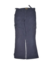Abercrombie &amp; Fitch Military Cargo Pants Womens 6 Navy CWA-45 Wide Leg U... - £38.00 GBP