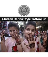 Temporary Tattoos Kit 4Pcs Semi Permanent Paste Cones Henna India Body Art - £11.75 GBP