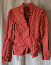 Women's Old Navy Coat Size XS Lightweight Casual Salmon Color Button-Up ... - $16.99