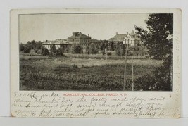 Fargo North Dakota Agricultural College Early View 1907 Milton Postcard O8 - $16.95