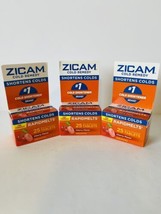 3 X Zicam Cold Remedy RapidMelts Tablets - Cherry Flavor - 25 Tabs Ea.- Exp 8/26 - £27.46 GBP
