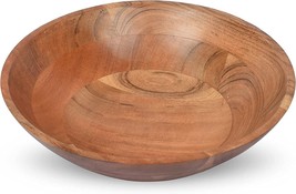 Acacia Wood Serving Bowl, Fruit Bowl gift item - £81.60 GBP