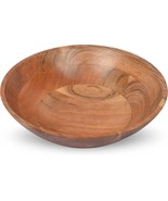 Acacia Wood Serving Bowl, Fruit Bowl gift item - £79.16 GBP