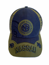 Nassau Bahamas Mens Hat Cap Strap Back Blue Green Outdoors Travel Tourist - $11.77