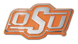 Oklahoma State University Usa Made Car Chrome Emblem Medallion - $29.99