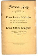 ORIGINAL Vintage 1930 Enna Jettick Shoes Favorite Songs of the People Book - £15.81 GBP