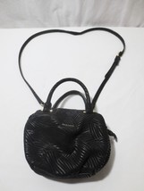 Cole Haan Geometric design leather Handbag Lined Adjustable strap - £39.23 GBP