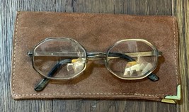 Vintage ArtCraft 1/20 12K GF GOLD FILLED Eyeglass Bifocal Frames #5 With Case - £32.69 GBP