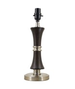 NEW Hampton Bay Mix &amp; Match 13.5 &quot; Espresso and Nickel Hourglass Accent ... - £8.98 GBP