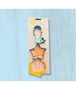 Wilton Fun Cookie Shapes (3) Piece Cookie Cutter Set- Mermaid/Ocean - $9.90