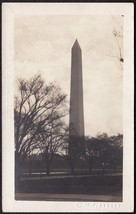 Washington, D.C. RPPC ca. 1920s - Washington Monument Real Photo Postcard - £11.52 GBP