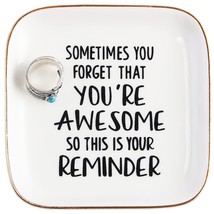 Inspirational Gifts For Women Ring Dish You&#39;Re Awesome So This Is Your R... - £18.35 GBP