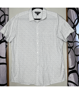 Marc Anthony, luxury slim fit XXL short sleeve button down shirt - $13.72