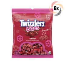 6x Bags Twizzlers Cherry Flavored Bites | Low Fat Candy | 7oz | Fast Shi... - £19.55 GBP