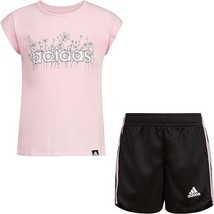 adidas Toddler Girls 2-pc. Short Set 2T - $20.57
