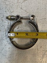 10 Quantity of 2.5” Stainless Steel V-Band Hose Clamps 3/4&quot; Thick (10 Qu... - £63.54 GBP