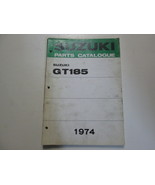 1974 Suzuki Motorcycle GT185 Parts Catalog Manual Book OEM 1974 - $111.62 CAD