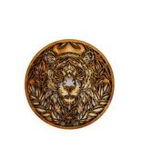 Lion Mandala Wood Wall Art – 4 Layer Round Laser Cut Wildlife Decor - $45.00