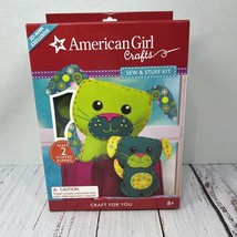 American Girl Crafts Sew &amp; Stuff Kit Create 2 Stuffed Puppies Blue- New In Box - £8.54 GBP