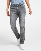 Sun + Stone Men&#39;s Straight-Fit Tarin Street Jeans KT Wash Black-38/30 - $516.15 MXN