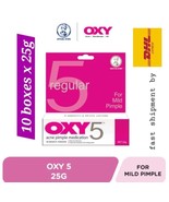 OXY 5 ACNE PIMPLE TREATMENT 25G x 10 boxes - fast shipment by DHL Express - $202.96 CAD