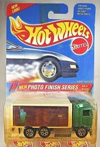 1995 Hot Wheels #335 Photo Finish Series 4/4 HIWAY HAULER Green w/Chrome 7 Spoke - £8.22 GBP