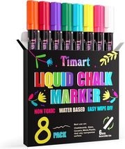 Liquid Chalk Markers, 6Mm Bold Tip Chalk Pens, Dry Erase Marker Pens for... - $13.33
